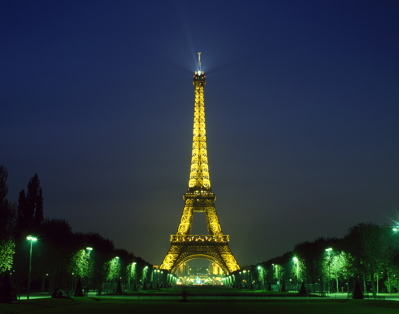 #010168-1 - The Eiffel Tower at Night, Paris, France