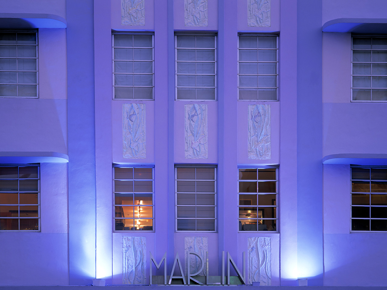 #010188-1 - Art Deco Building, Miami, Florida, USA