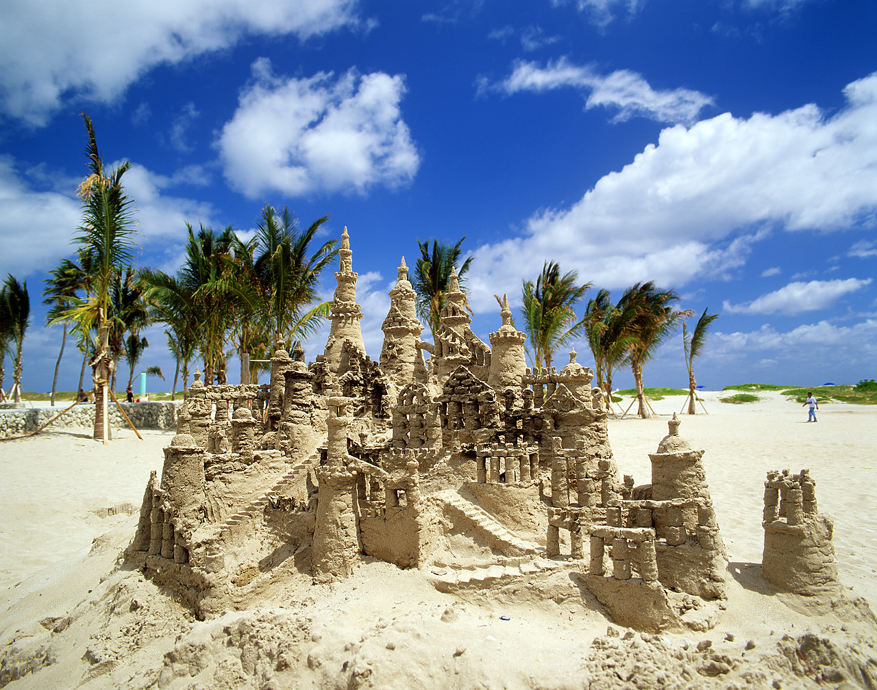 #010196-2 - Sand Castle, Miami, Florida, USA