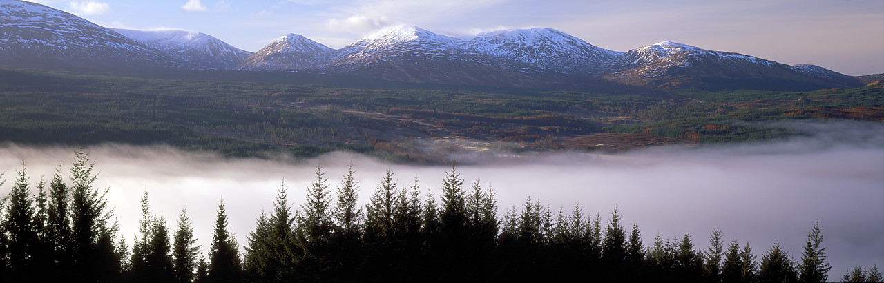 #010290-1 - Low Cloud in Glen Garry, Highland Region, Scotland