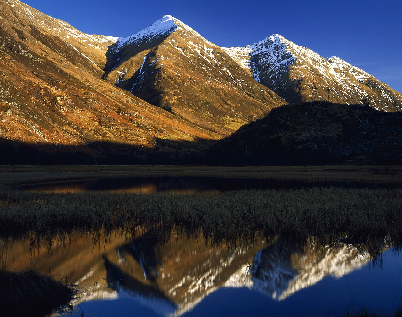 #010306-3 - Glen Shiel Reflections, Highland Region, Scotland