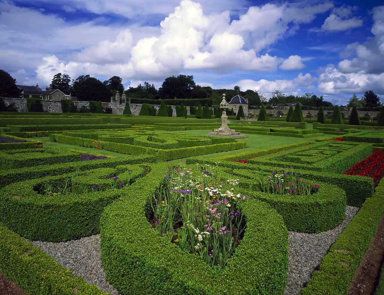 #010345-1 - Parterre, Pitmedden Garden, Grampian Region, Scotland