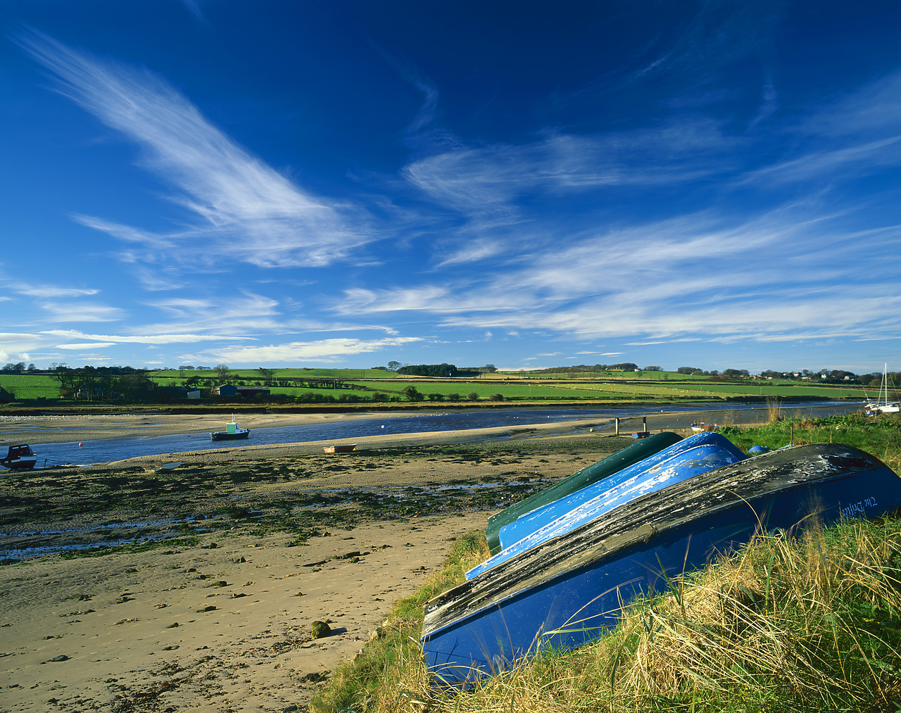 #010383-1 - River Aln at Low Tide, Alnmouth, Northumberland, England