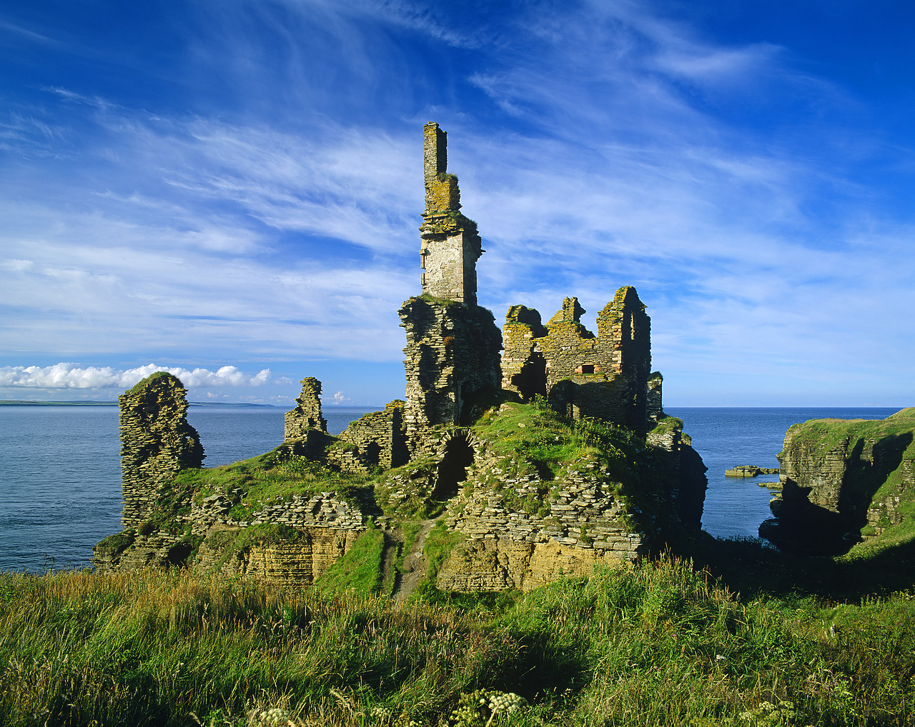 #010688-2 - Castle Girnigoe & Sinclair, near Wick, Highland Region, Scotland