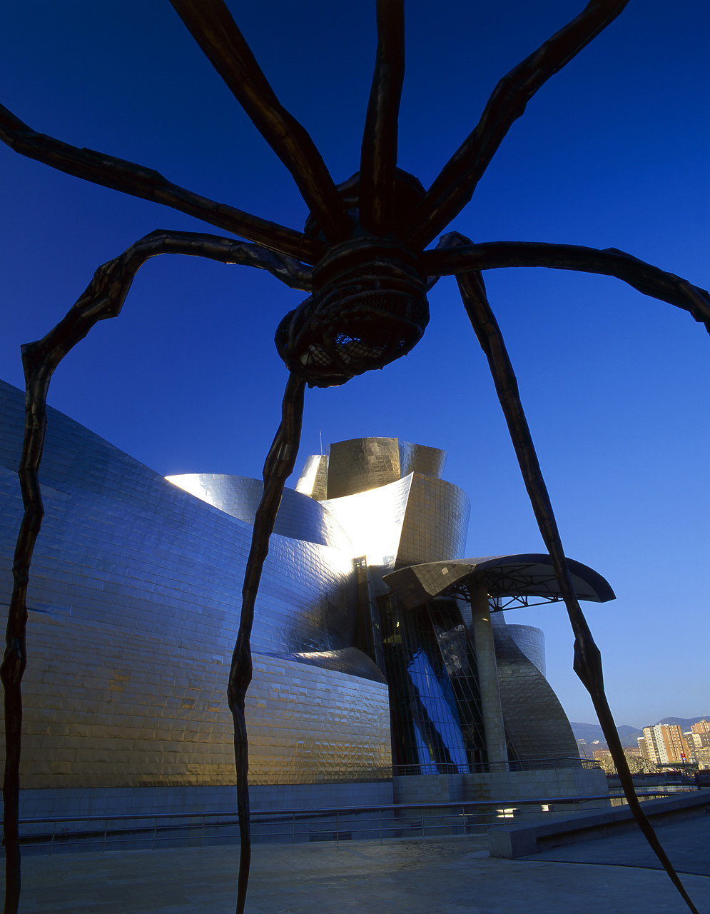 #020025-2 - Guggenheim Museum & Spider Sculpture, Bilbao, Basque Region, Spain