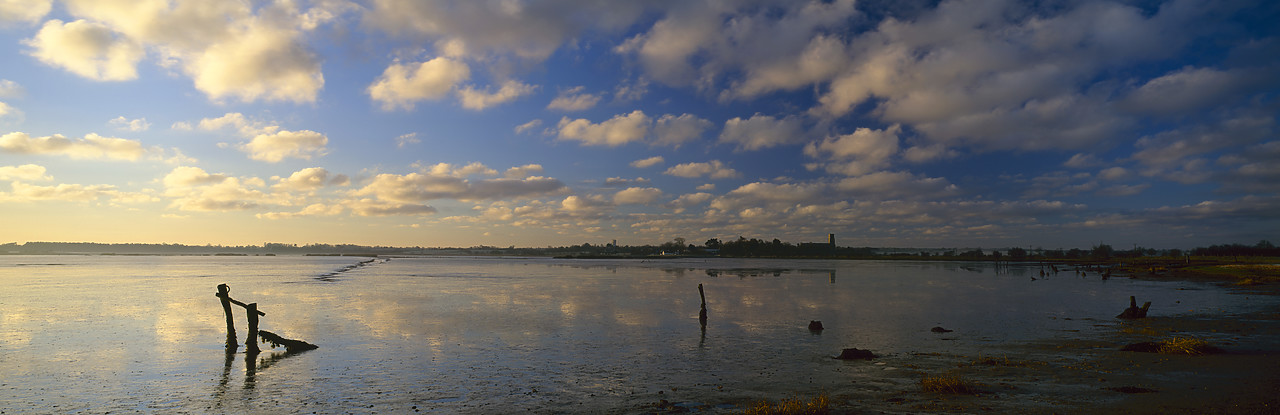 #020035-1 - Clouds Reflecting in Blyth Estuary, Blythburgh, Suffolk, England