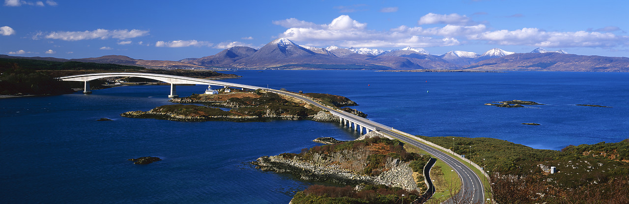 #020047-6 - View over Skye Bridge, Kyle of Lochalsh, Highland, Scotland