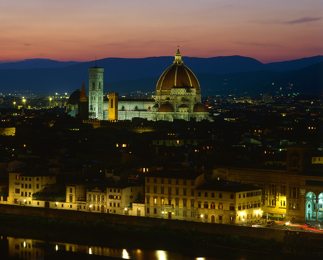 #020085-1 - Duomo at Night, Florence, Tuscany, Italy