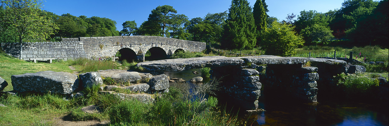 #020645-3 - Clapper Bridge, Postbridge, Devon, England