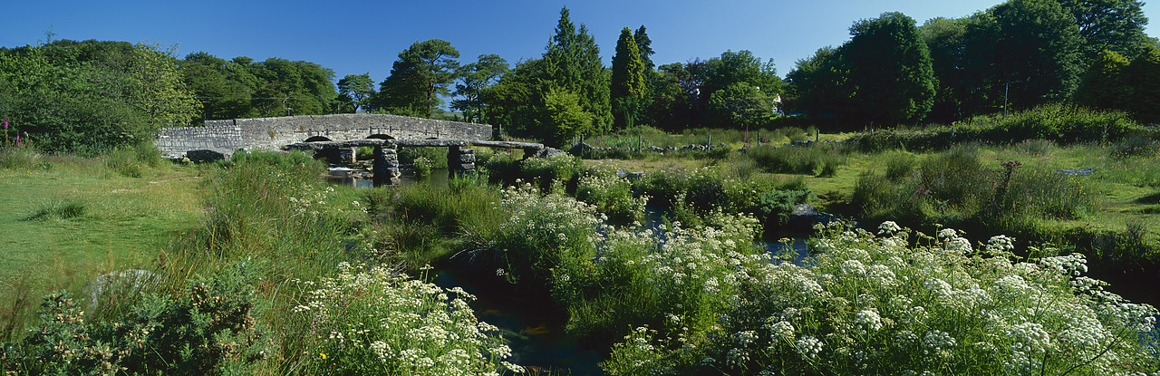 #020646-1 - Clapper Bridge, Postbridge, Devon, England