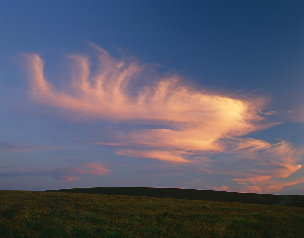 #020652-1 - Cloudscape over Dartmoor, Devon, England