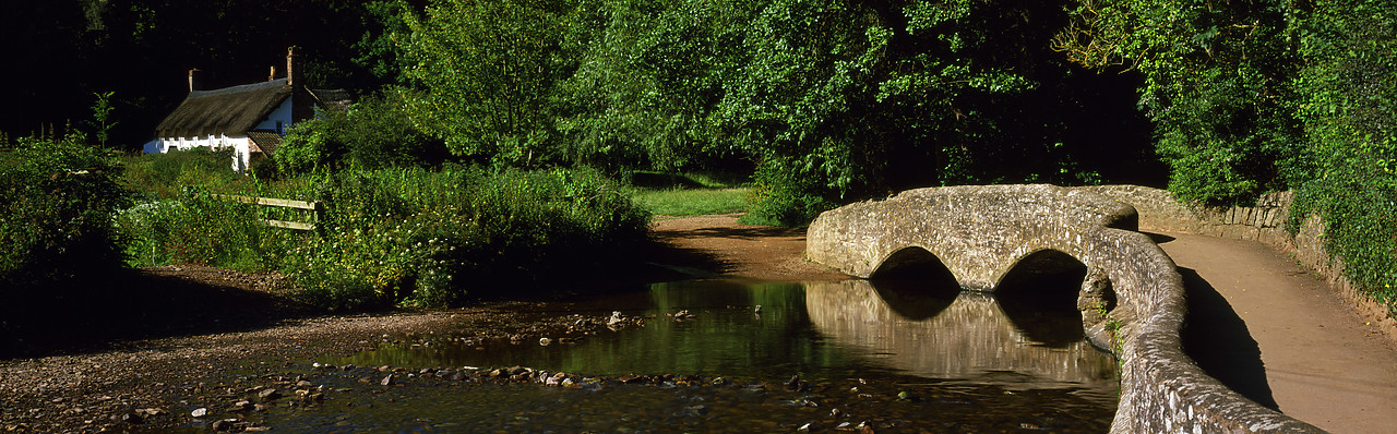 #020664-2 - Gallox Bridge & Thatch Cottage, Dunster, Somerset, England