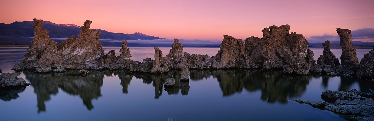 #020721-1 - Tufa Formation Reflections, Mono Lake, California, USA