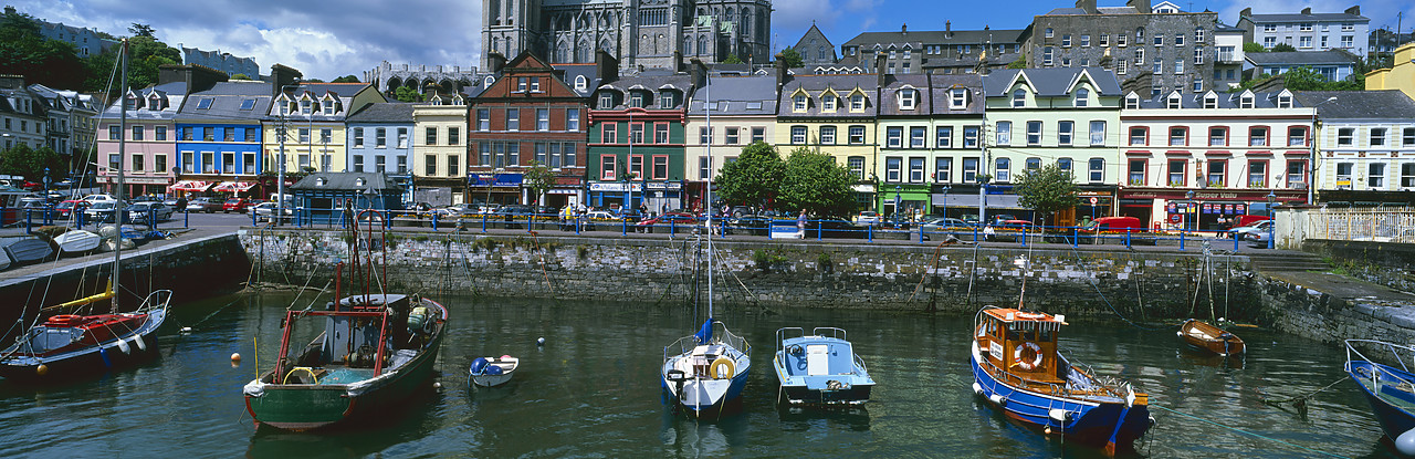 #030073-1 - Fishing Boats & Colourful Buildings, Cork, Co. Cork, Ireland