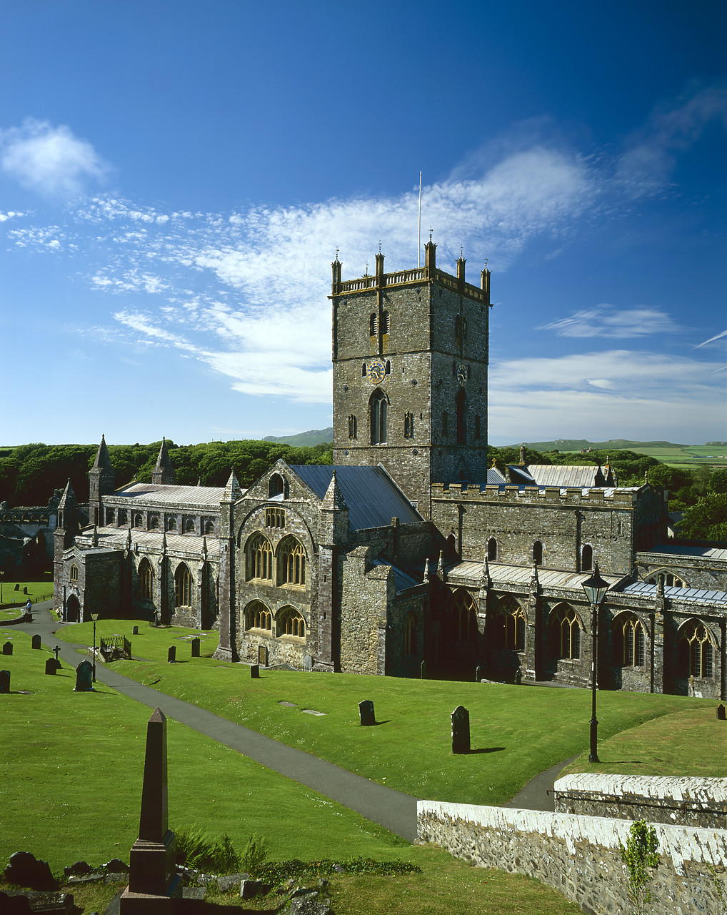 #030128-6 - St. David's Cathedral (smallest cathedral city in Britain), St. David, Dyfed, Wales
