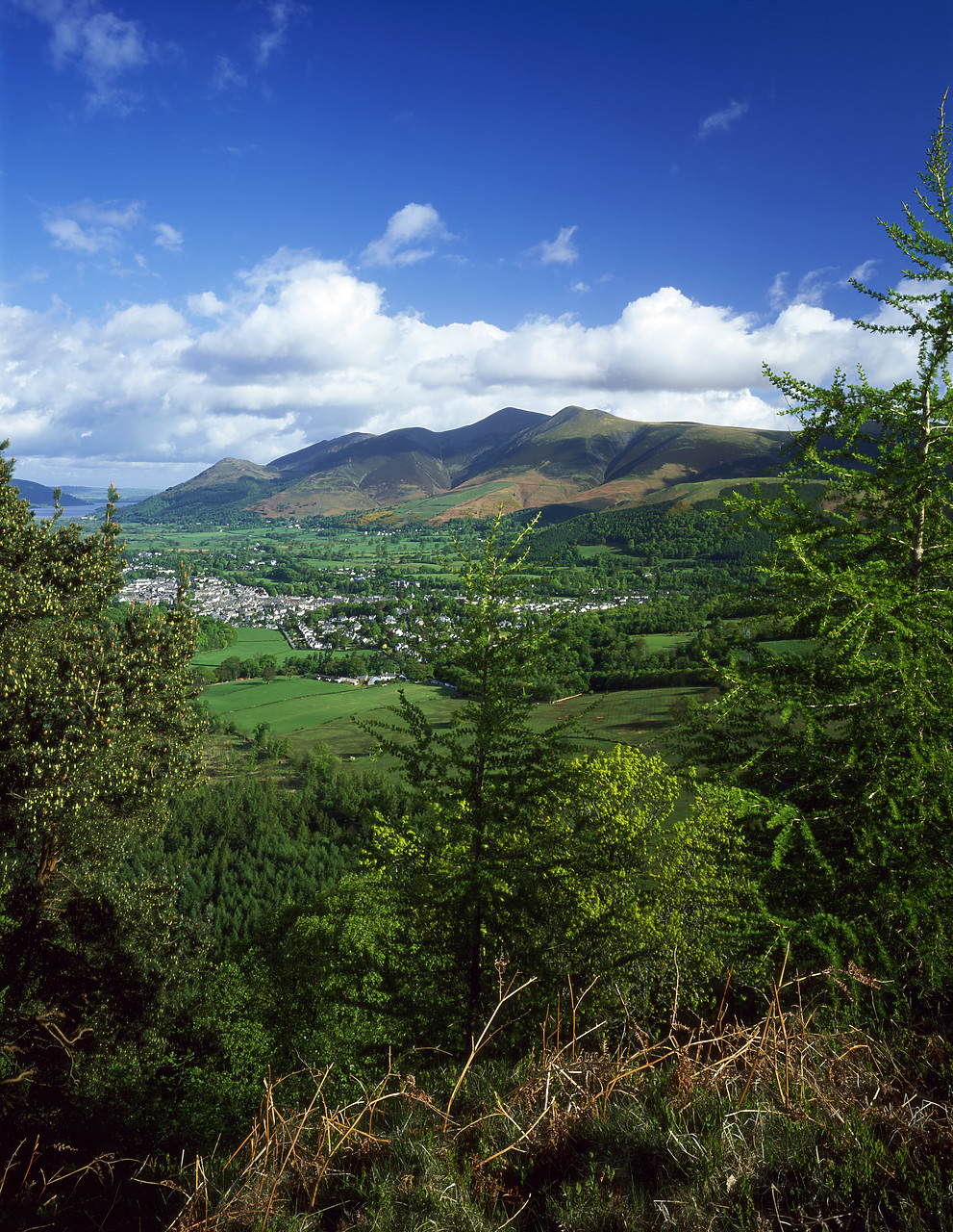 #030156-6 - View over Keswick, Lake District National Park, Cumbria, England