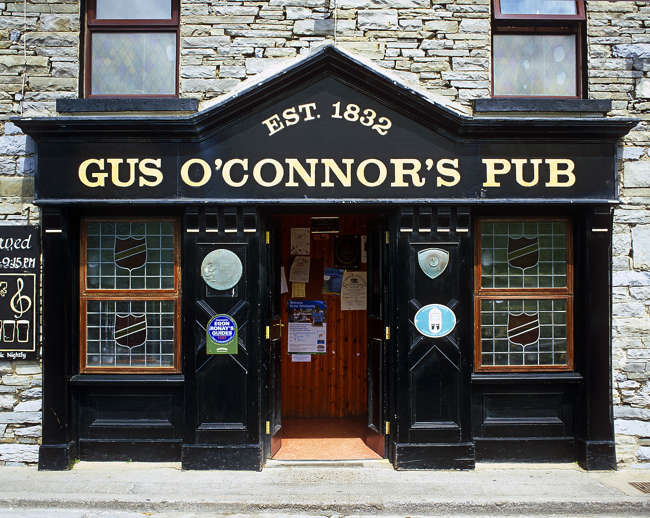 #030299-1 - Gus O'Connor's Pub, Doolin, Co. Clare, Ireland