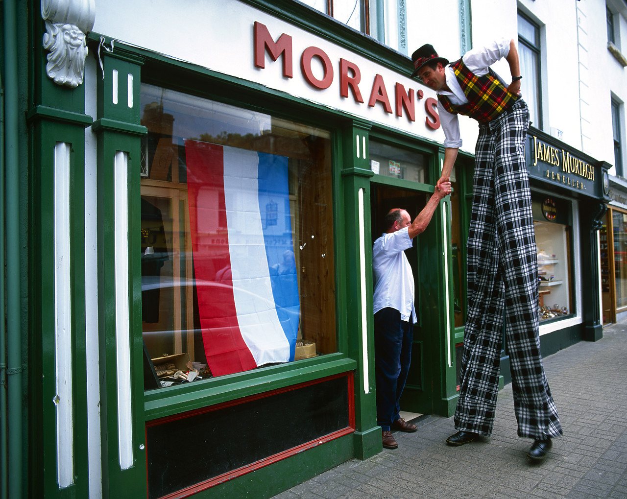 #030309-1 - Tall Man on Stilts, Westport, Co. Mayo,Ireland
