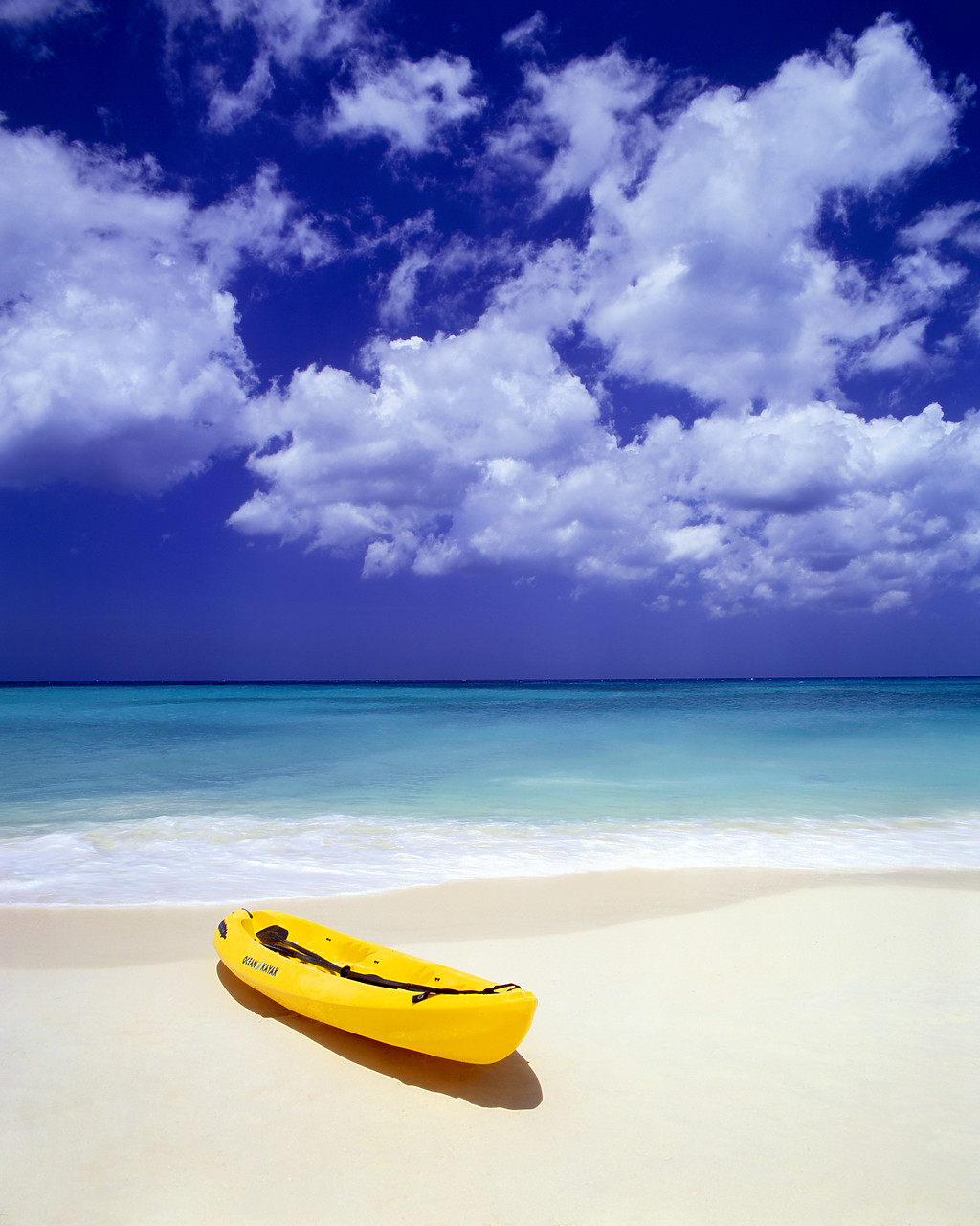 #030340-3 - Kayak on Manchebo Beach, Aruba, Lesser Antilles, Caribbean