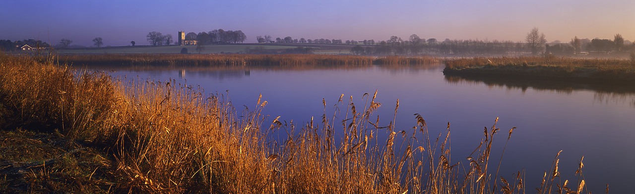 #030469-2 - River Thurne & Church, Norfolk Broads National Park, Norfolk, England