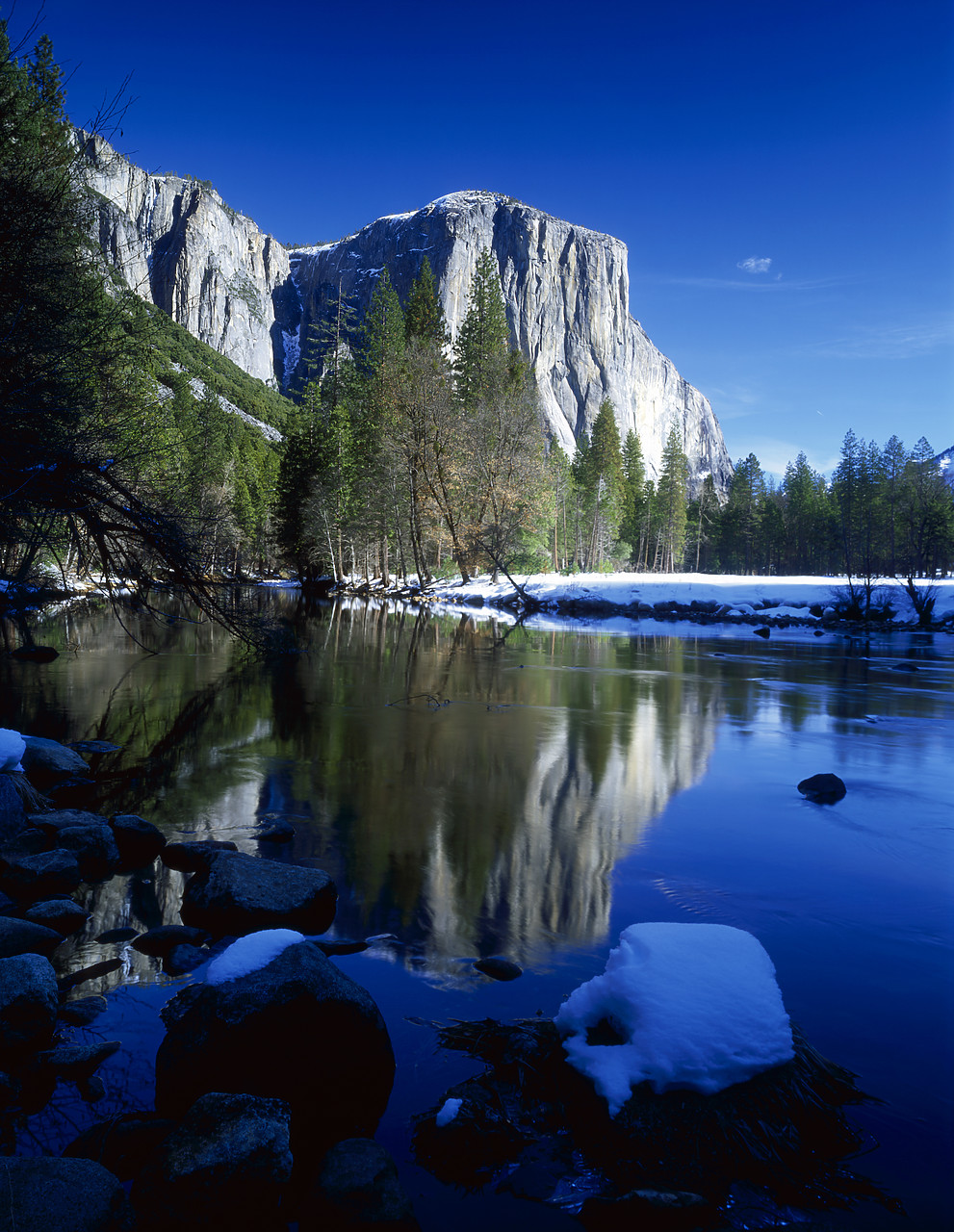 #040036-5 - El Capitan in Winter, Yosemite National Park, California, USA