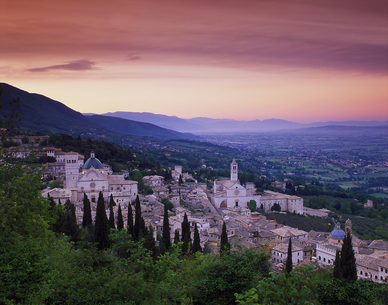 #040096-3 - View over Assisi, Umbria, Italy
