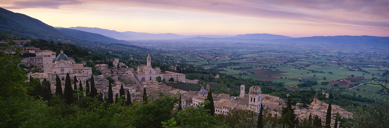 #040096-6 - View over Assisi, Umbria, Italy