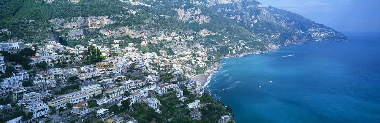 #040098-8 - View overe Positano, Amalfi Coast, Campania, Italy