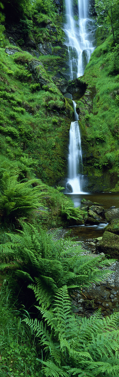 #040123-4 - Pistyll Rhaeadr Waterfall, near Llanrhaedadrym, Denbihshire, Wales