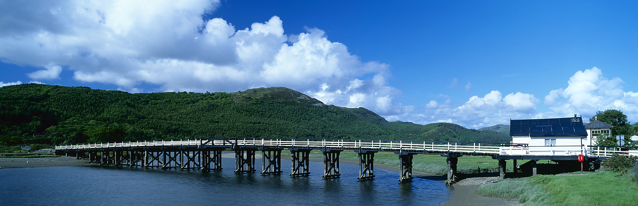 #040128-1 - Toll Bridge, Penmaenpool, Snowdonia National Park, Gwynedd, Wales