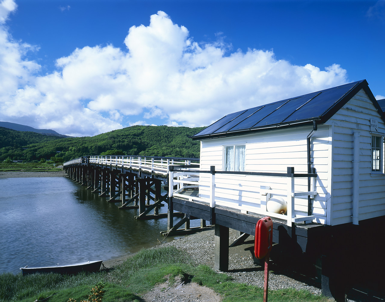 #040129-2 - Toll Bridge, Penmaenpool, Snowdonia National Park, Wales