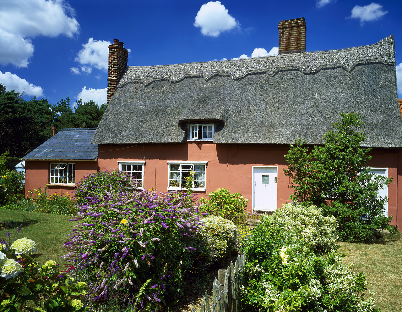#040161-1 - Thatched Cottage & Garden, Essex, England