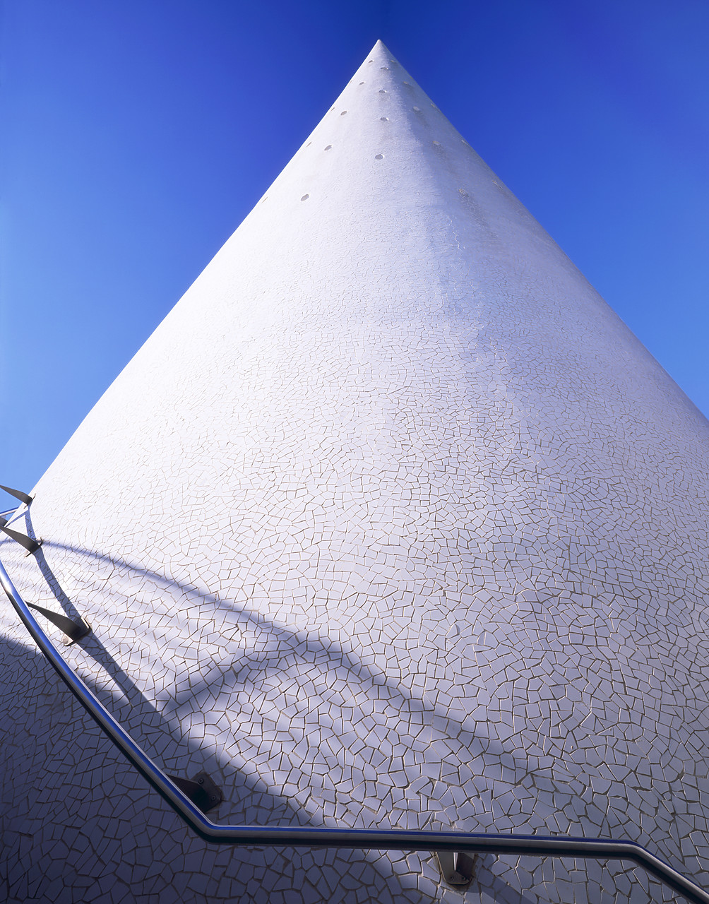 #050018-1 - Mosaic Cone at City of Arts & Sciences, Valencia, Spain