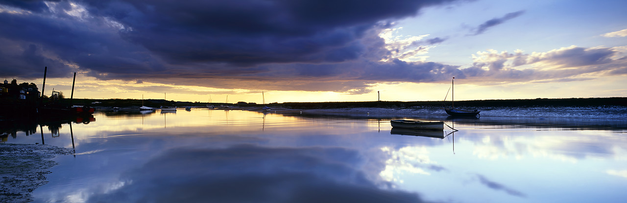 #050148-2 - Storm Clouds Reflecting in Burnham Overy Staithe, Norfolk, England