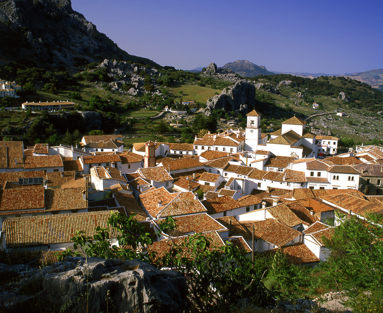 #050152-4 - View over Grazalema, Andalusia, Spain