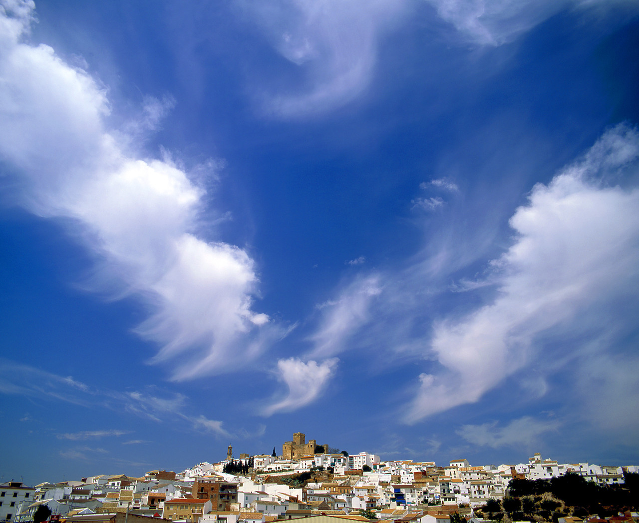#050179-1 - Cloudscape over Espejo, Andalusia, Spain