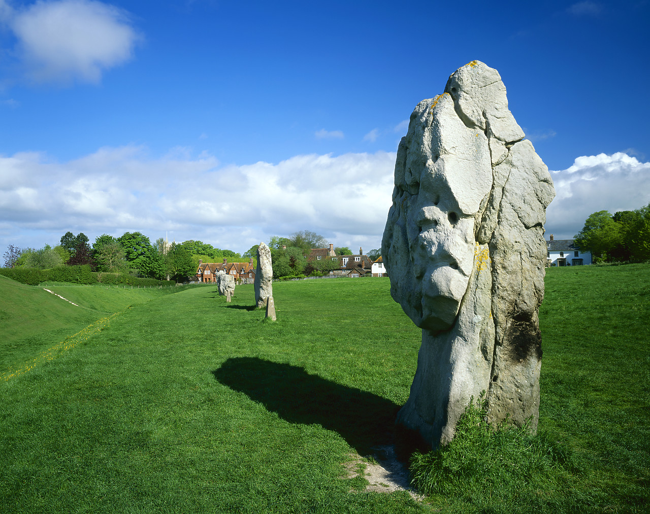 #050198-1 - Ancient Standing Stones, Avebury, Wiltshire, England