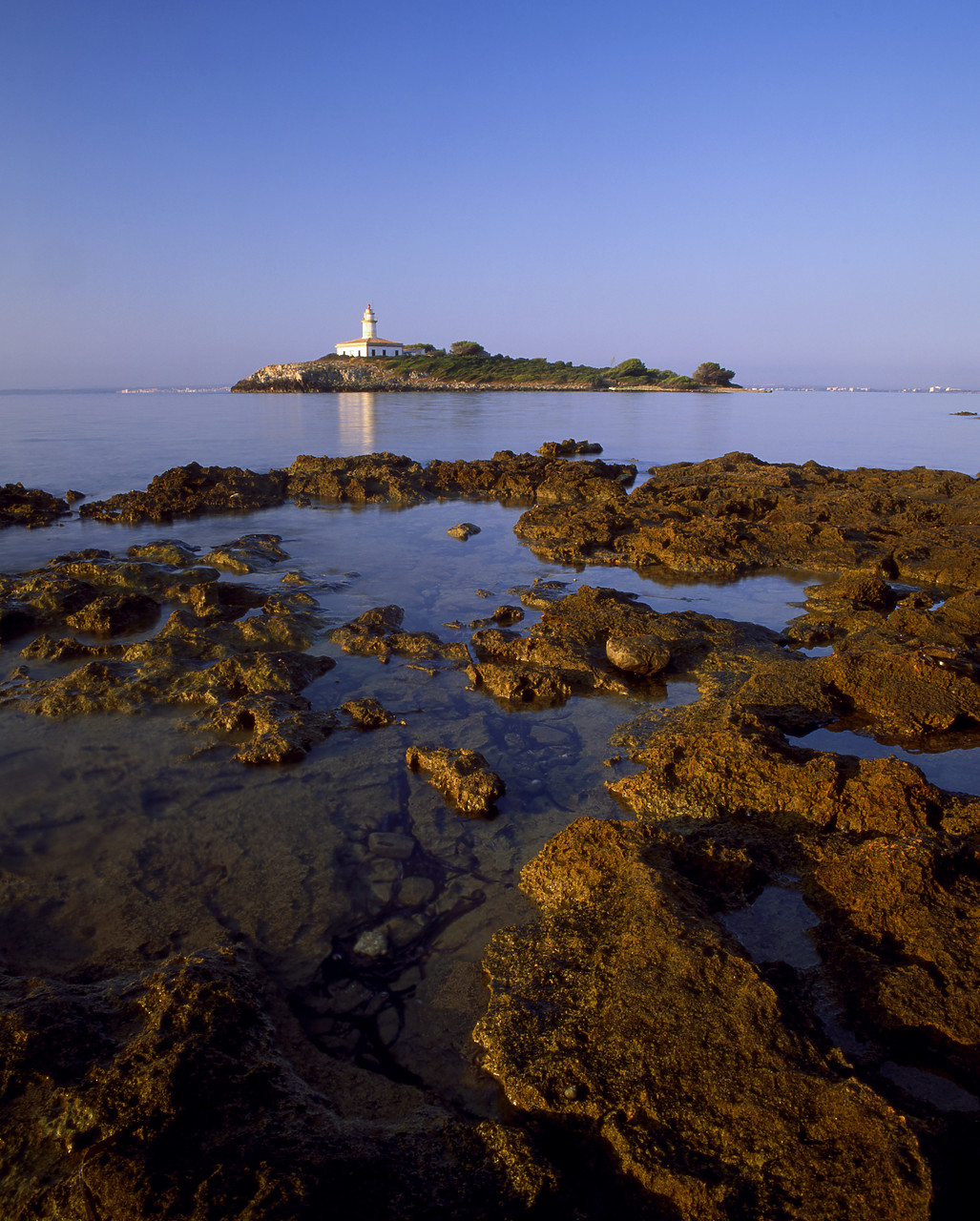 #050253-2 - Lighthouse on Island, Mallorca, Spain