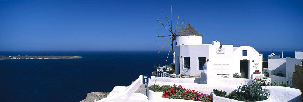 #060065-1 - Windmill at Oia, Santorini, Greece