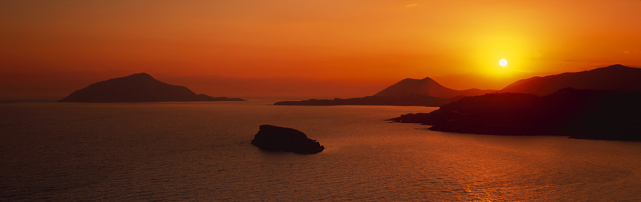 #060088-2 - Sunset over Coastline, Sounio, Greece