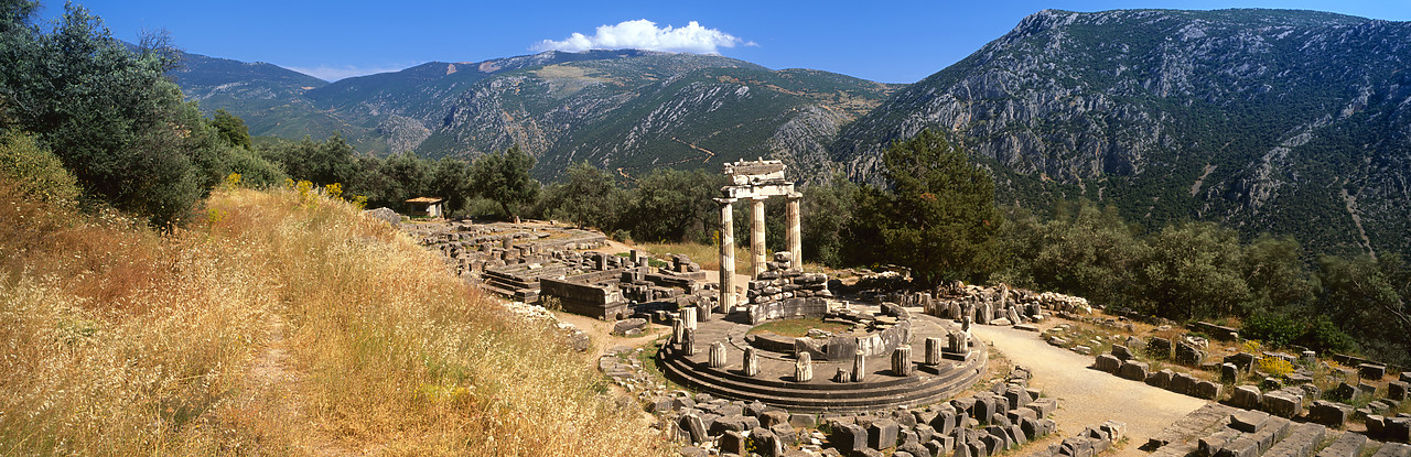 #060097-3 - Tholos Temple, Sanctuary of Athena Pronaia, Delphi, Greece