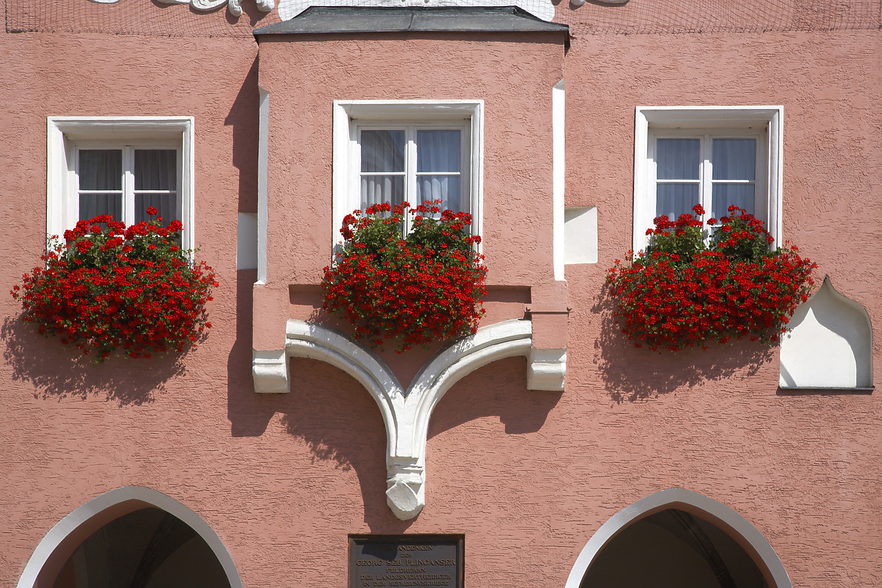 #060199-1 - Windows & Flower boxes, Pfarrkirchen, Germany