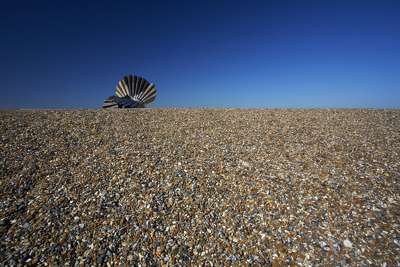 #060213-1 - Scallop Shell Sculpture, Aldeburgh, Suffolk, East Anglia, England