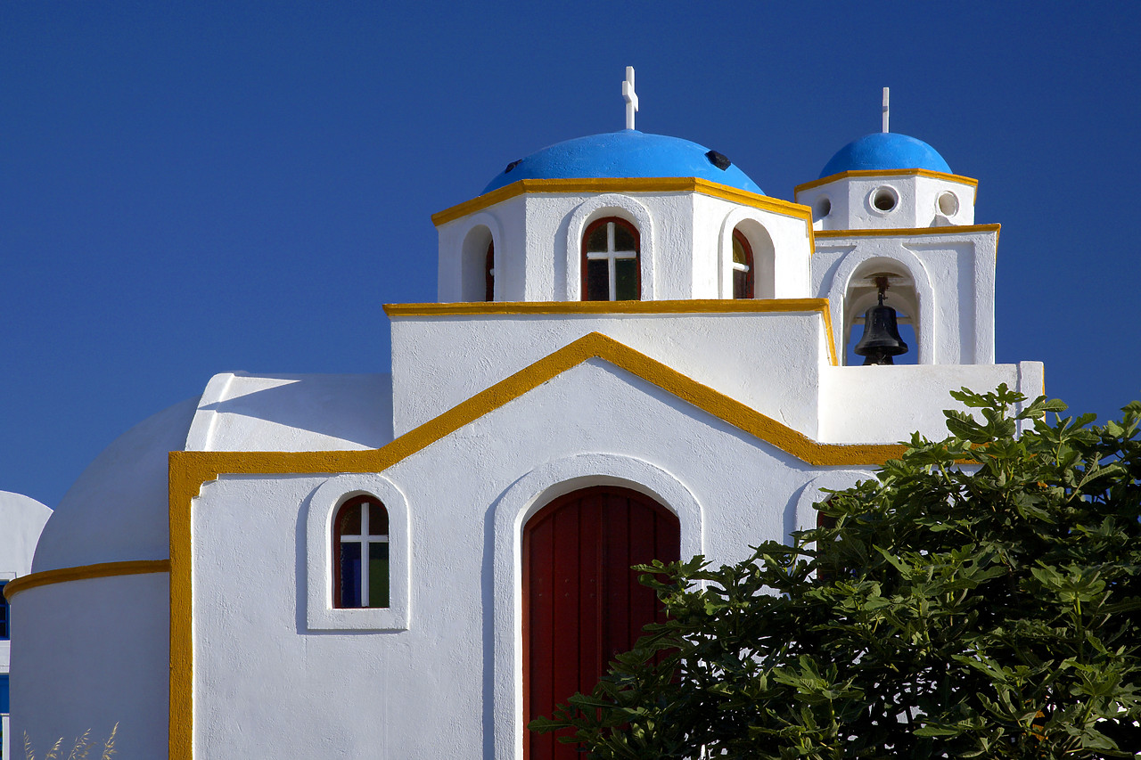 #060244-1 - Colourful Church, Oia, Santorini, Greece