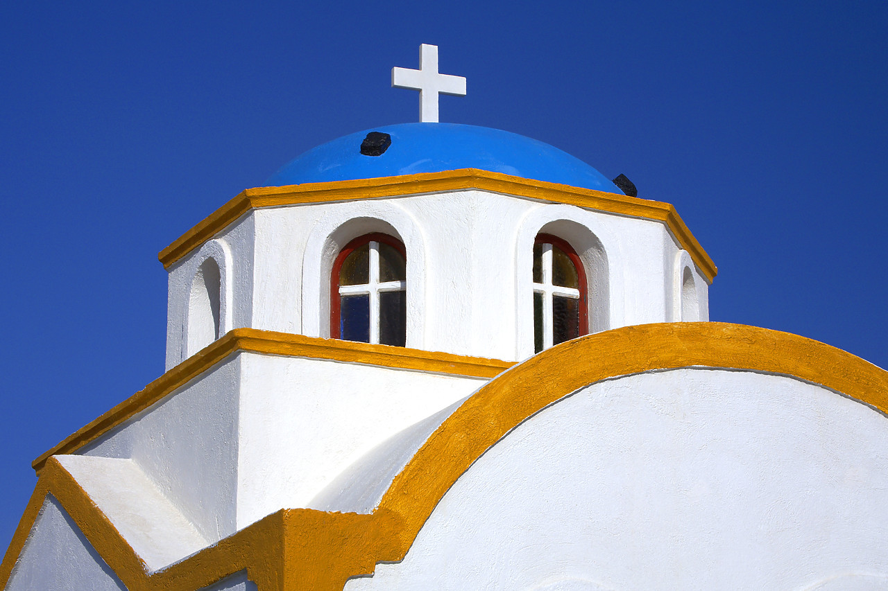 #060245-1 - Colourful Church, Oia, Santorini, Greece