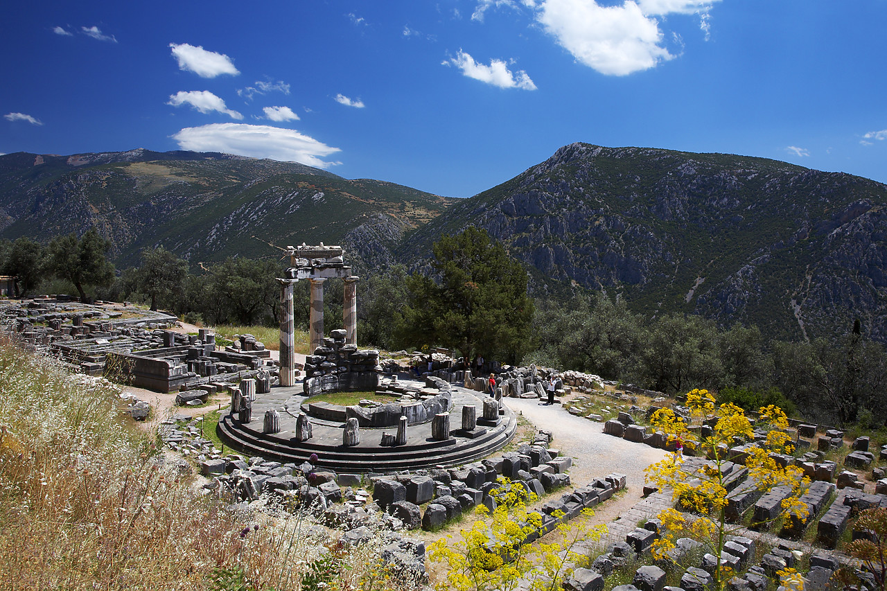 #060301-1 - View over Temple of Venus, Delphi, Greece