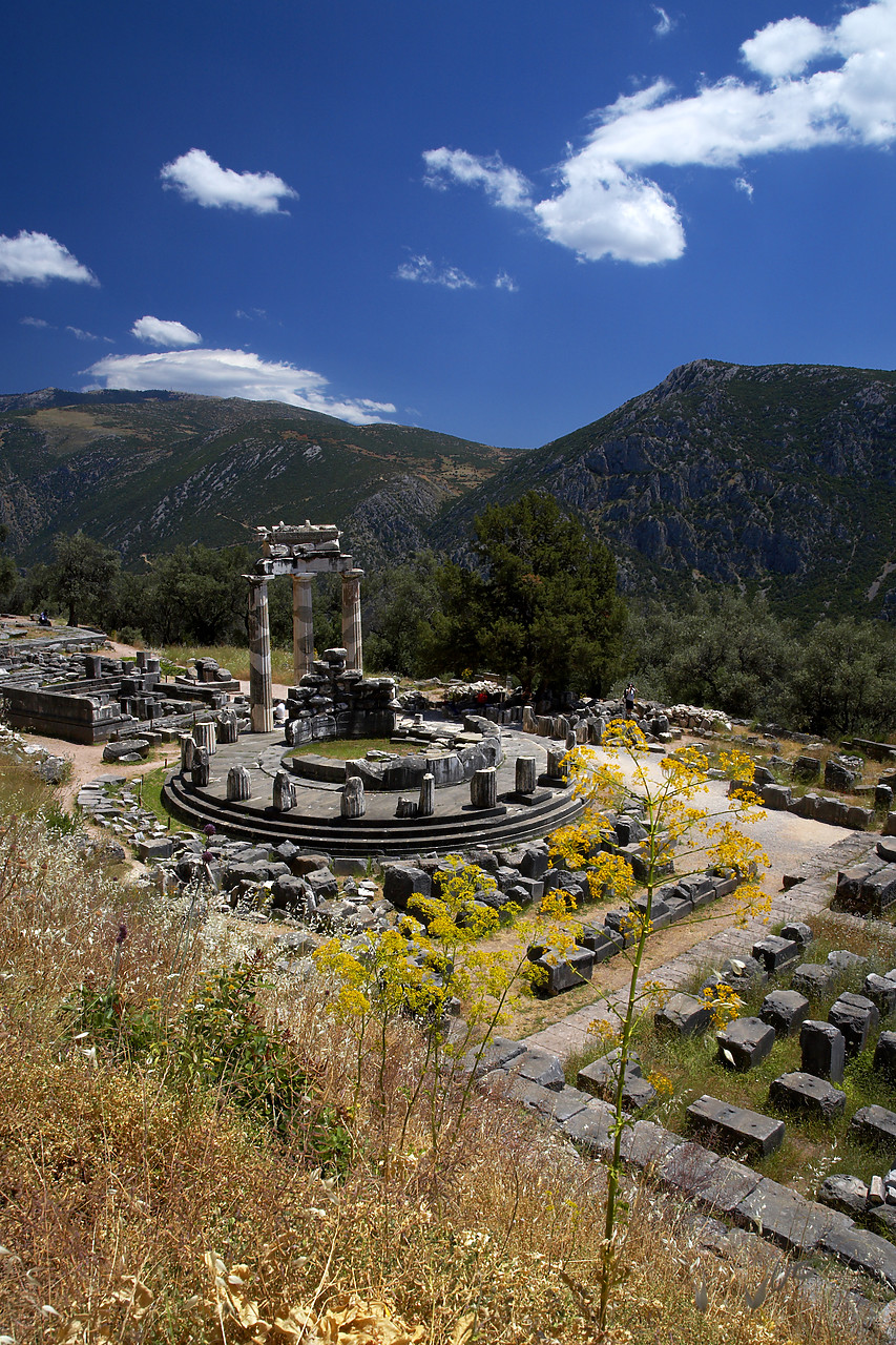 #060301-4 - View over Temple of Venus, Delphi, Greece