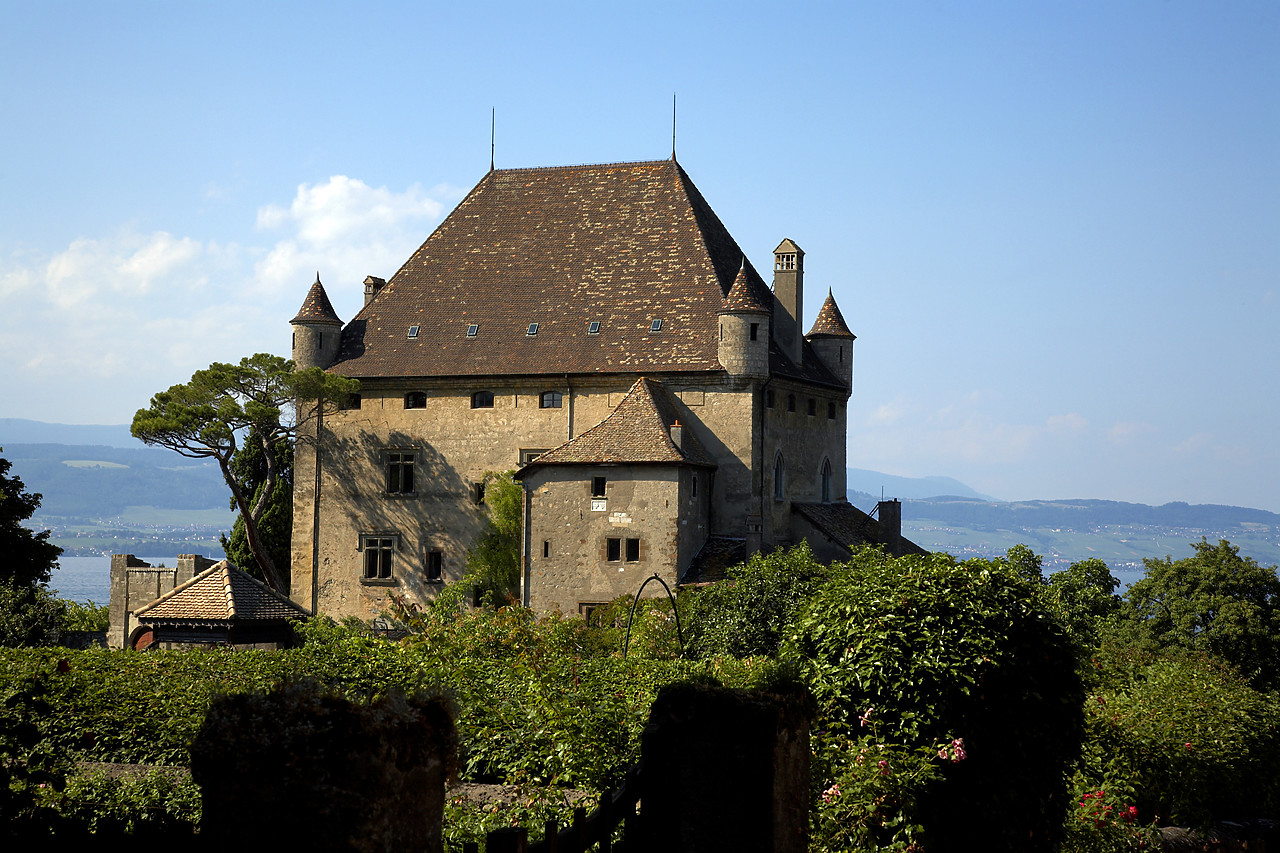 #060367-1 - Castle Yvoire, Lake Geneva, France