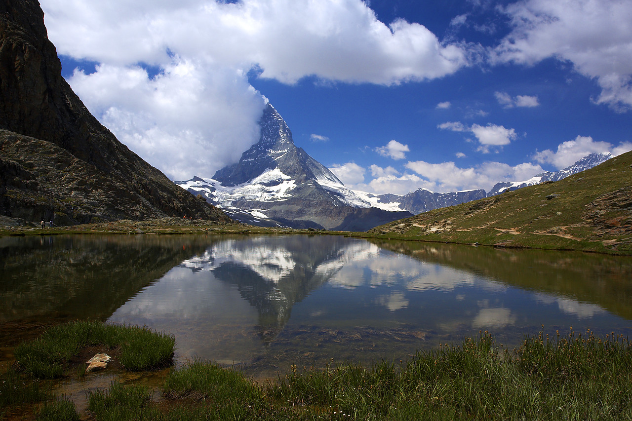 #060378-1 - Matterhorn Reflecting in Riffelsee, Zermatt, Switzerland