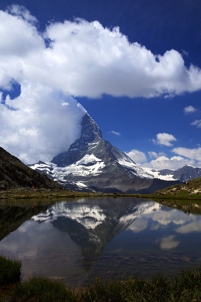#060378-2 - Matterhorn Reflecting in Riffelsee, Zermatt, Switzerland